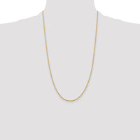 14k 1.5mm Diamond-cut Rope Chain