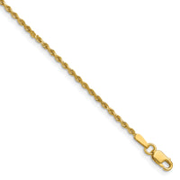 14k 1.5mm Diamond-cut Rope Chain