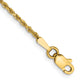 14k 1.5mm Diamond-cut Rope Chain