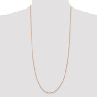 14k Rose Gold 1.5mm Diamond-cut Rope Chain