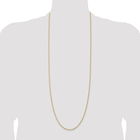 14k 1.5mm Solid Rope Chain