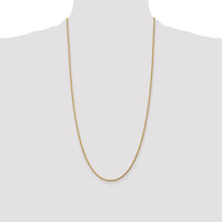 14k 1.75mm Diamond-cut Rope Chain