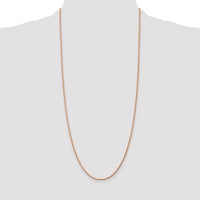 14k Rose Gold 1.75mm Diamond-cut Rope Chain