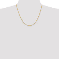 14k 2.0mm Solid Rope Chain