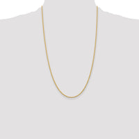 14k 2.0mm Solid Rope Chain