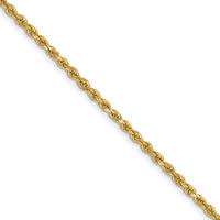 14k 2mm D/C Rope Chain (100 inch Spool)