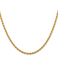 14k 2.75mm Diamond-cut Rope Chain