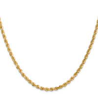 14k 3.0mm Diamond-cut Rope Chain