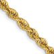14k 3.0mm Solid Rope Chain