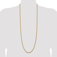 14k 3.0mm Solid Rope Chain