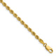 14k 3.25mm Diamond-cut Rope Chain