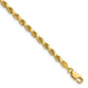 14k 3.5mm Diamond-cut Rope Chain