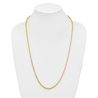 14k 3.5mm Diamond-cut Rope Chain