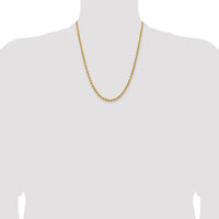 14k 3.75mm Diamond-cut Rope Chain