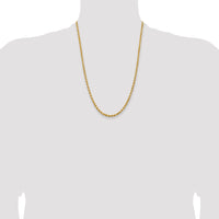 14k 3.75mm Diamond-cut Rope Chain