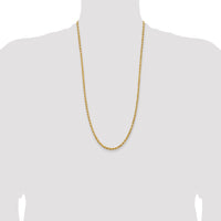 14k 3.75mm Diamond-cut Rope Chain
