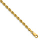 14k 3.75mm Diamond-cut Rope Chain