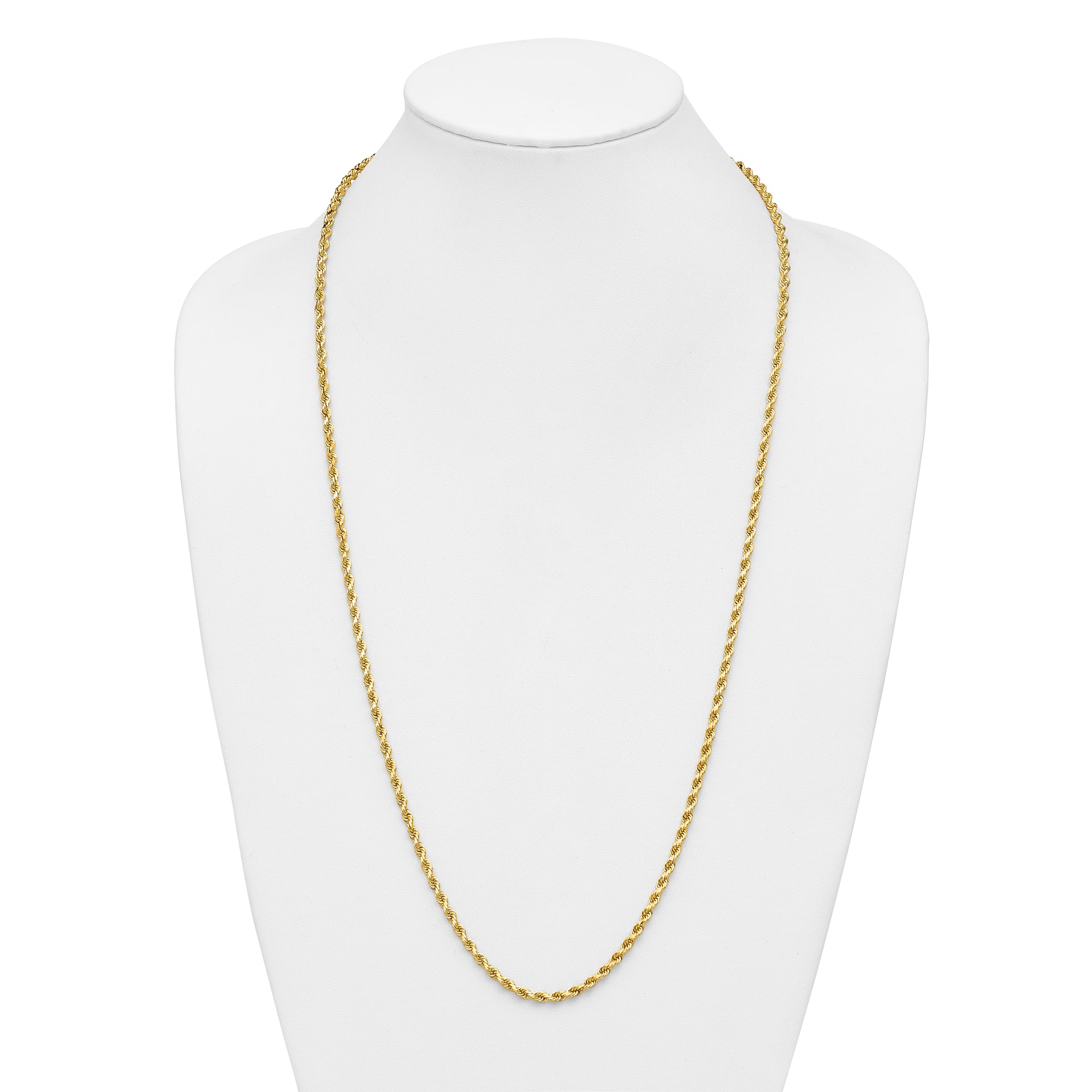 14k 3.75mm Diamond-cut Rope Chain