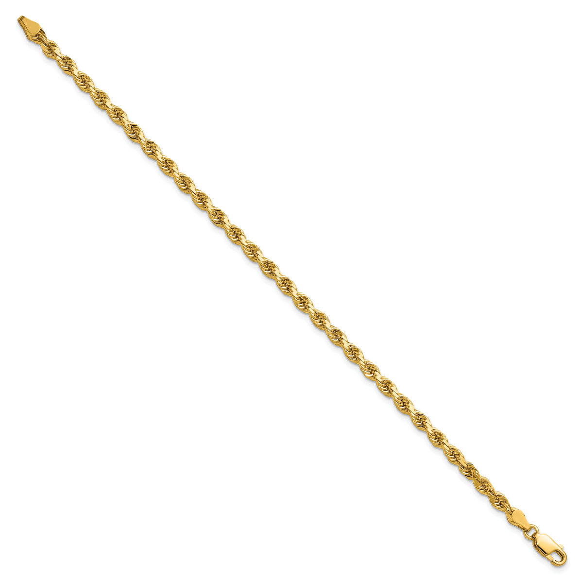 14k 3.75mm Diamond-cut Rope Chain