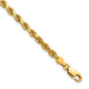 14k 3.75mm Diamond-cut Rope Chain
