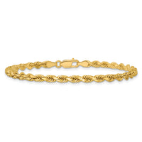 14k 3.75mm Diamond-cut Rope Chain