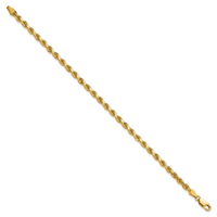 14k 3.75mm Diamond-cut Rope Chain
