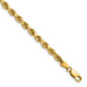 14k 4.0mm Diamond-cut Rope Chain