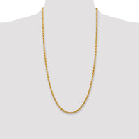 14k 4.0mm Diamond-cut Rope Chain