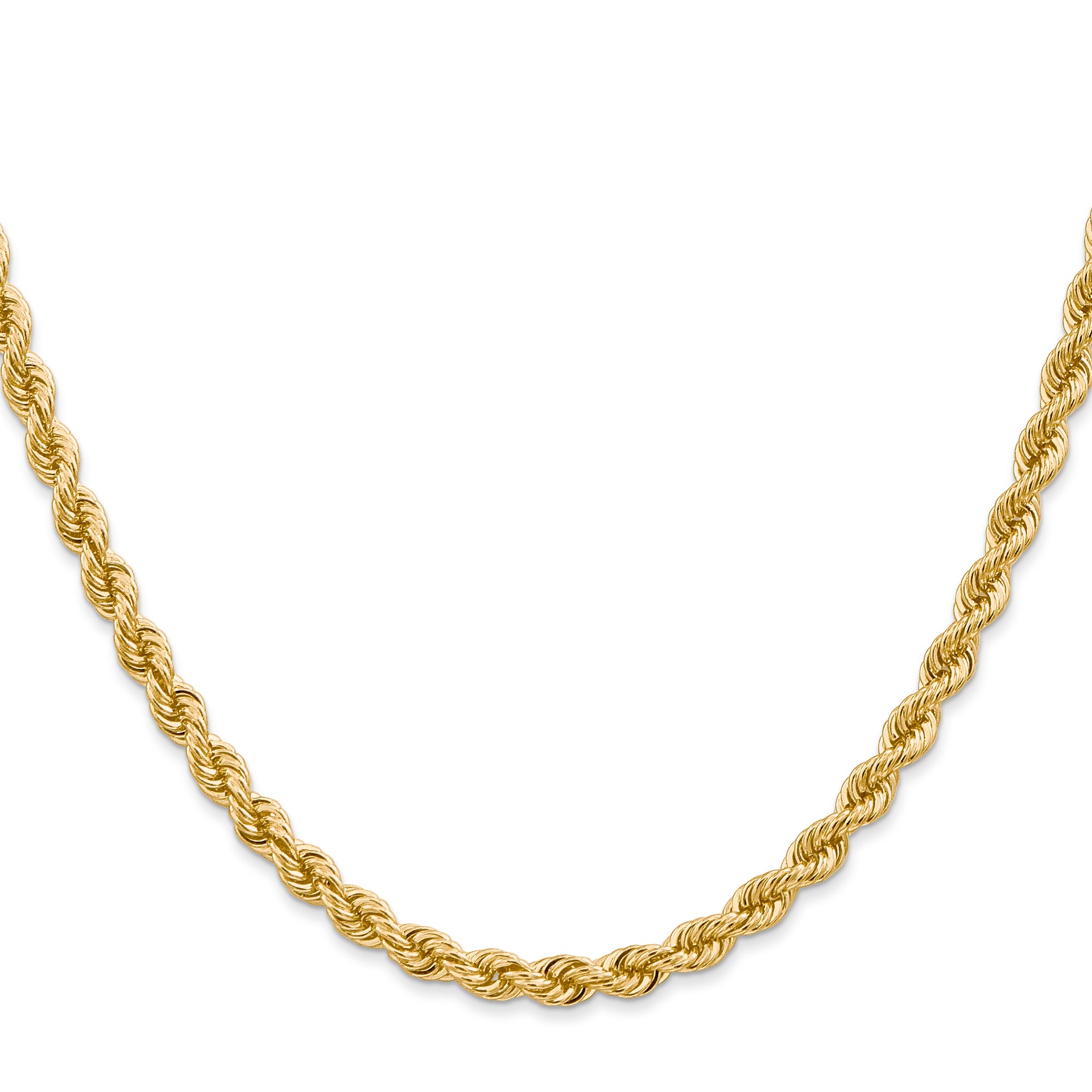 14k 4.0mm Solid Rope Chain