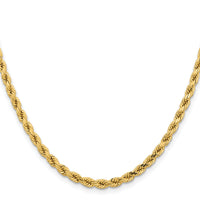 14k 4.25mm Diamond-cut Rope Chain