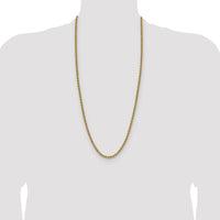 14k 4.2mm Solid Rope Chain