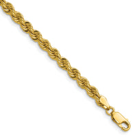 14k 4.2mm Solid Rope Chain