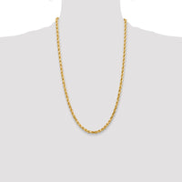 14k 4.5mm Diamond-cut Rope Chain