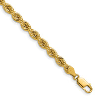 14k 5.0mm Solid Rope Chain