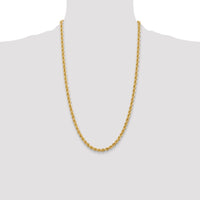 14k 5.0mm Solid Rope Chain