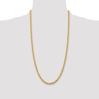 14k 5.0mm Solid Rope Chain