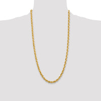 14k 5.5mm Diamond-cut Rope Chain