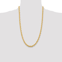 14k 6.0mm Solid Rope Chain