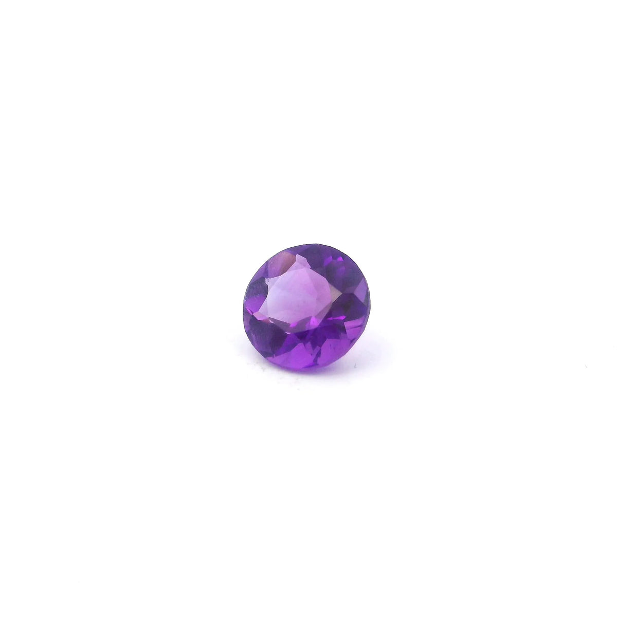 1.08ct Round Natural Amethyst (Colour Purple, Clarity Slightly Included, Cut Faceted)