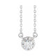French-Set Halo-Style Necklace or Center