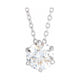Solitaire Necklace or Slide Pendant