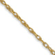 14K 1.35mm Carded Cable Rope Chain