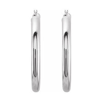 Tube Hoop Earrings