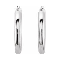 Tube Hoop Earrings