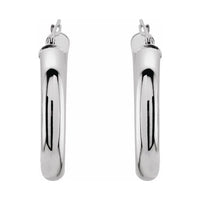 Tube Hoop Earrings