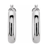 Tube Hoop Earrings