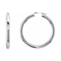 Tube Hoop Earrings