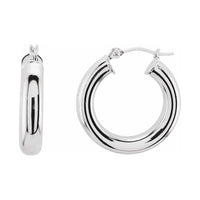 Tube Hoop Earrings