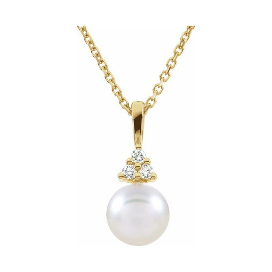 Accented Pearl Pendant
