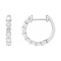 Lab-Grown Diamond Hoop Earrings